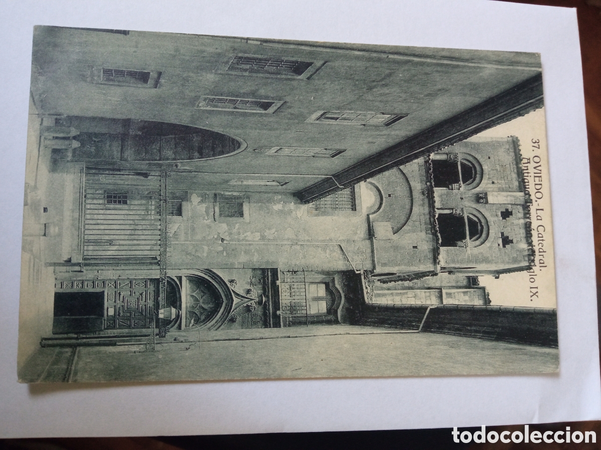 Postales: Antigua postal fotogr&aacute;fica, Oviedo, La Catedral