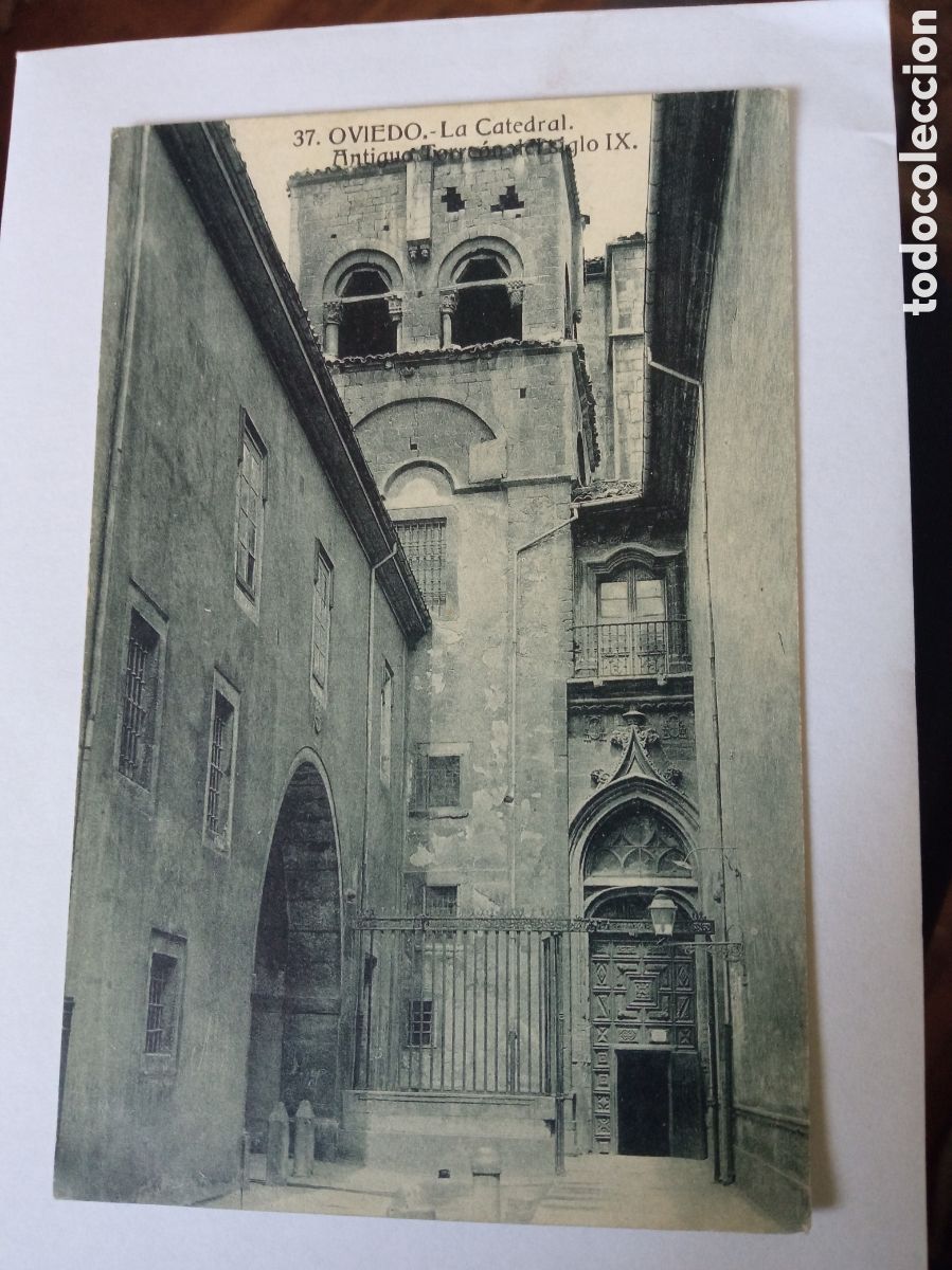 Postales: Antigua postal fotogr&aacute;fica, Oviedo, La Catedral