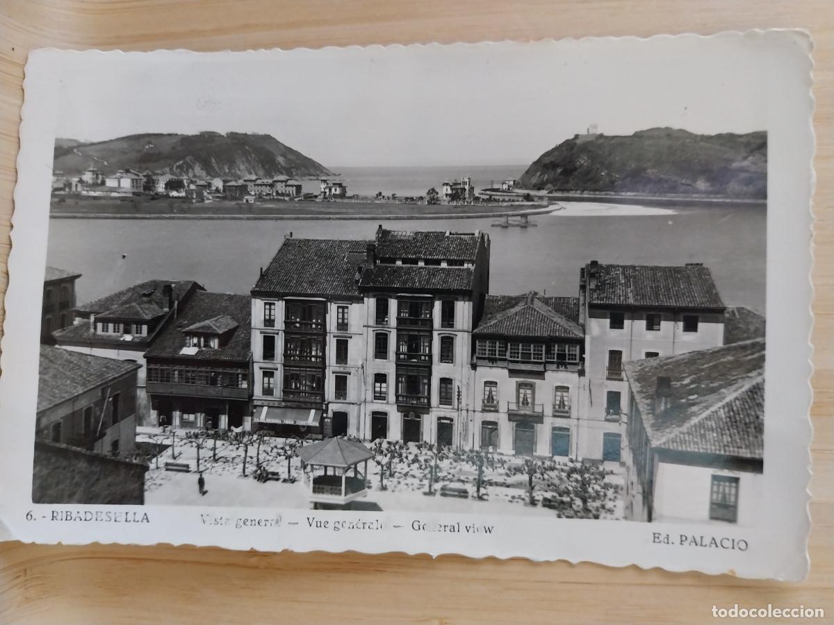Postales: RIBADESELLA ED PALACIO 6 CIRCULADA A&Ntilde;O 1960