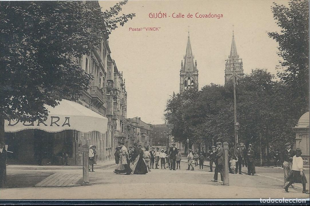 Postales: GIJON (ASTURIAS) - Calle de Covadonga - Postal VINCK