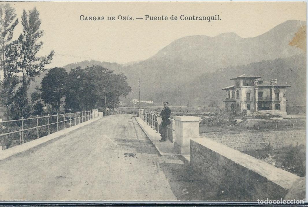 Postales: CANGAS DE ONIS (ASTURIAS) - Puente de Contranquil - Casa Luis Saus, Madrid
