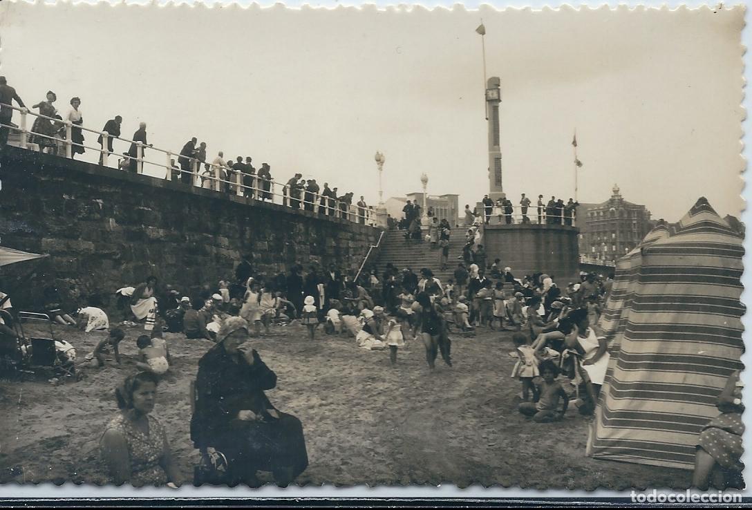 Postales: GIJON (ASTURIAS) - Playa de San Lorenzo - L. Roisin