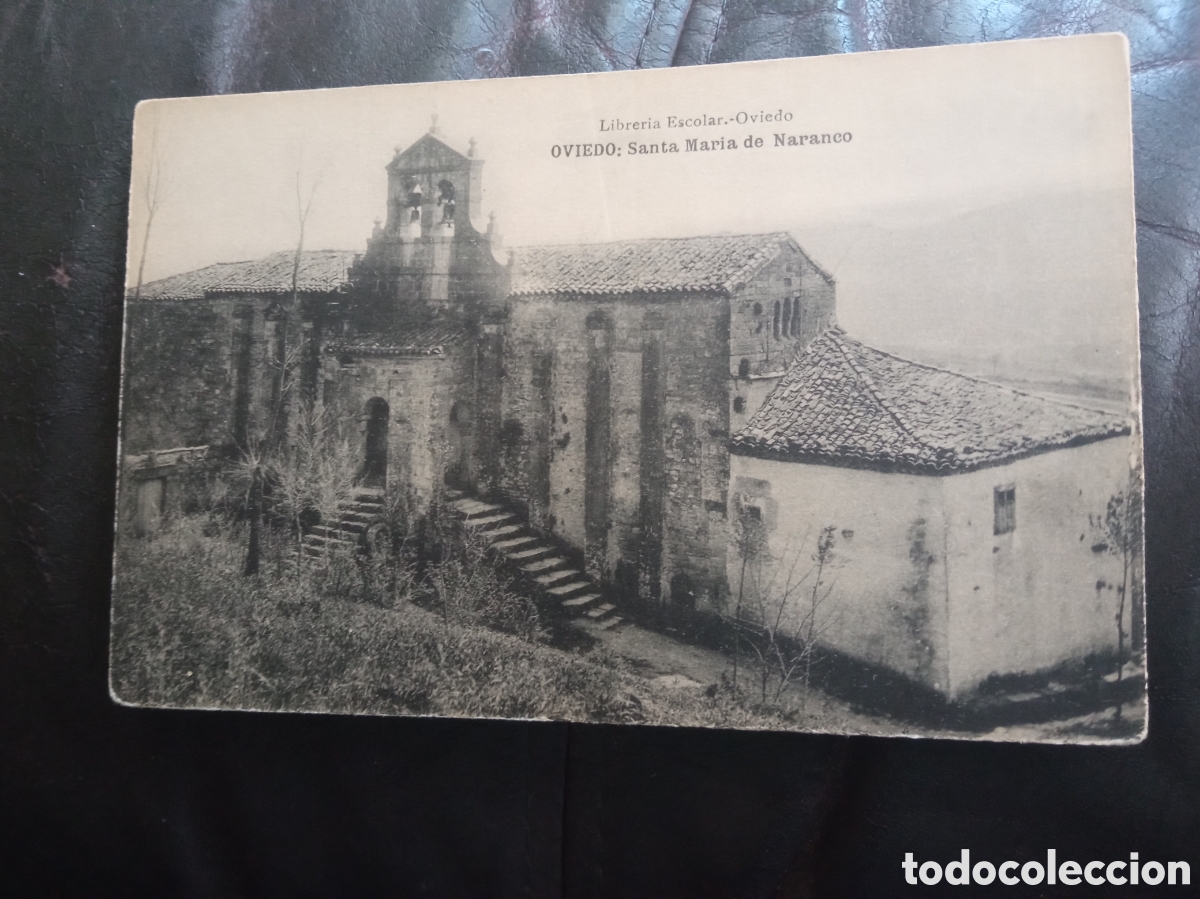 Postales: Antigua postal fotogr&aacute;fica, Oviedo, Santa Maria de Naranco