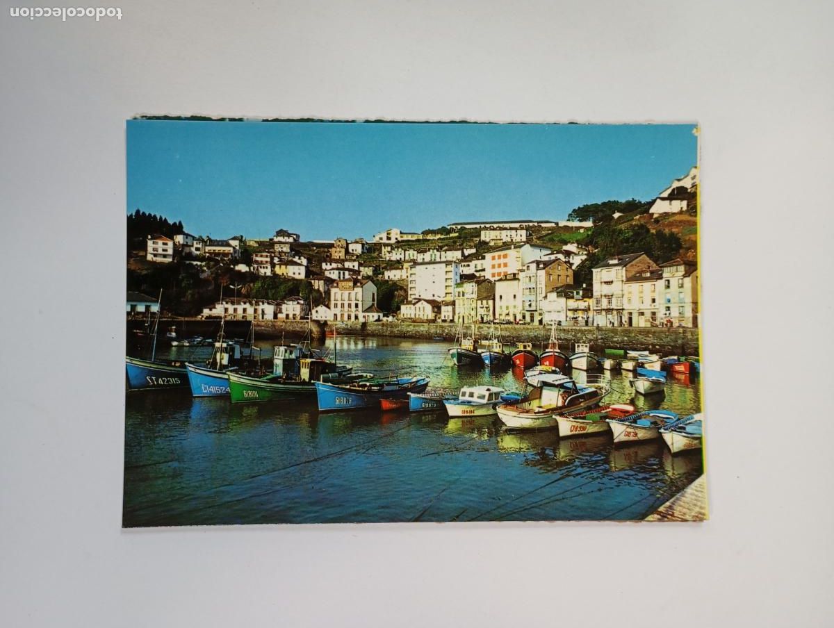 Postales: POSTAL DE LUARCA. D&Aacute;RSENA Y BARRIO DE PESCADORES. TDKP28Z4