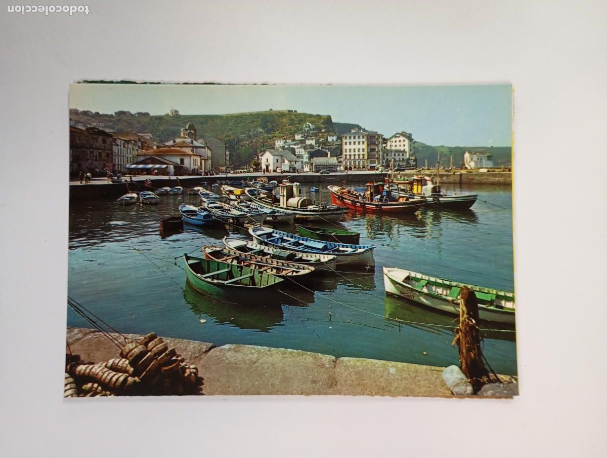 Postales: POSTAL DE LUARCA. D&Aacute;RSENA Y BARRIO DE PESCADORES. TDKP28Z4