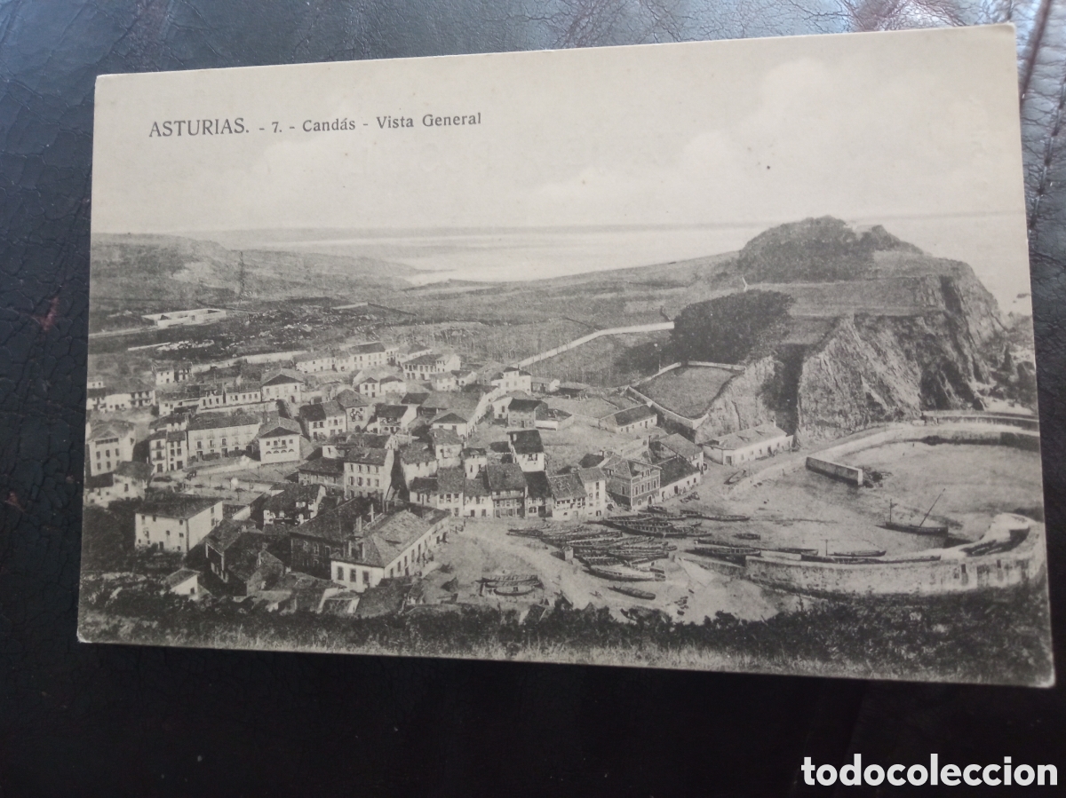Postales: Antigua postal fotogr&aacute;fica, Asturias, Candas, Vista General