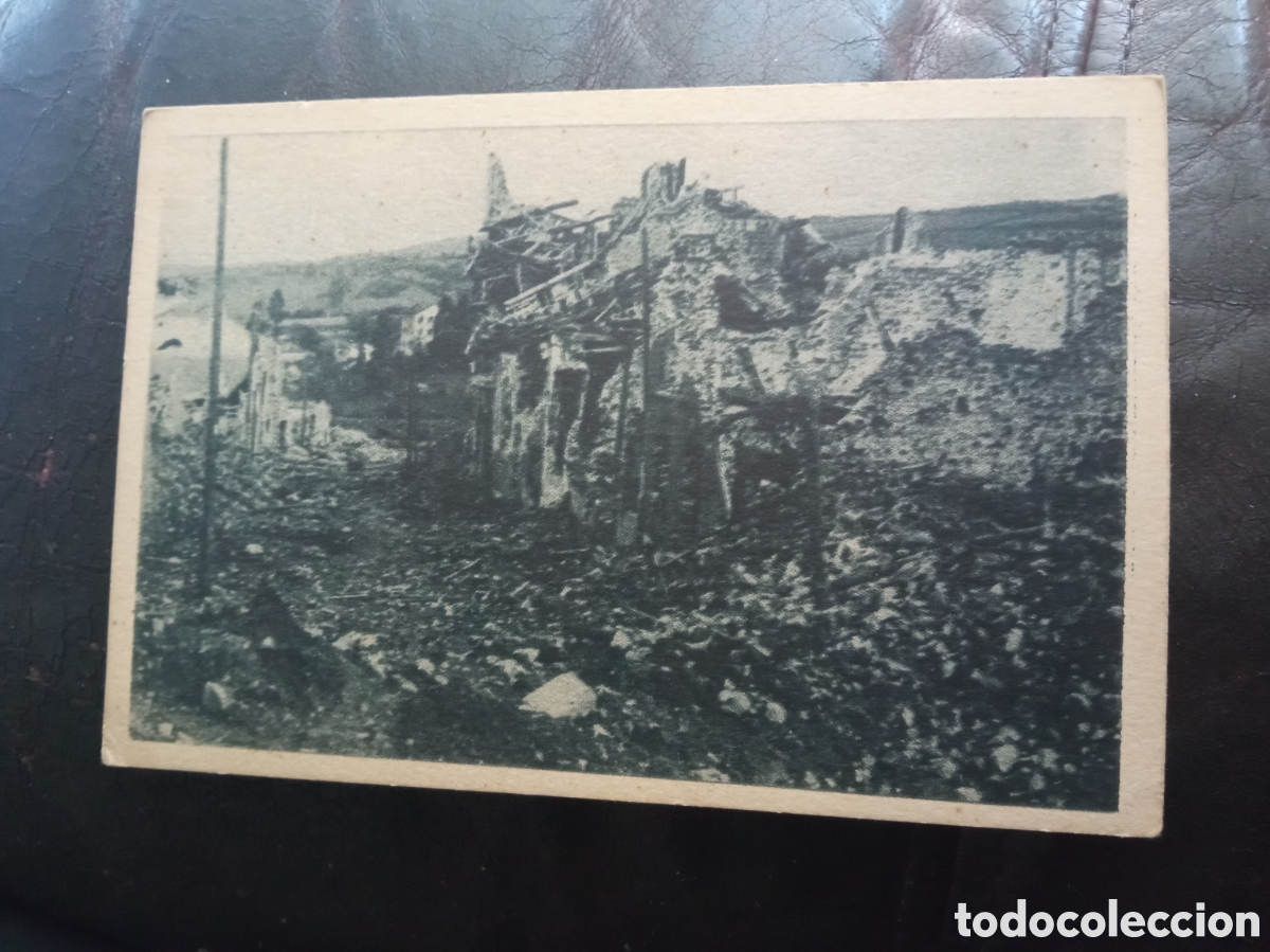 Postales: Antigua postal fotogr&aacute;fica de Oviedo, Traves&iacute;a de Santo Domingo, Guerra Civil Espa&ntilde;ola