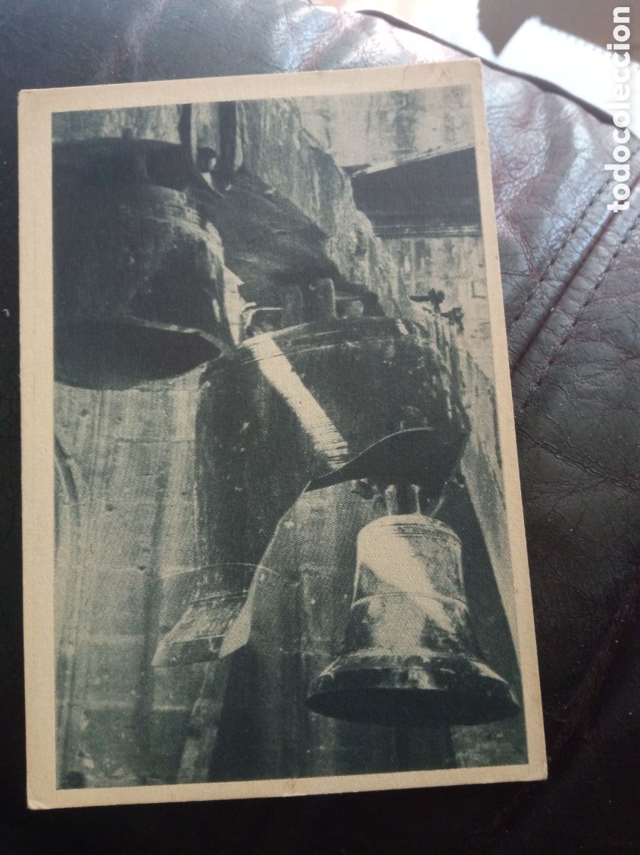 Postales: Antigua postal fotogr&aacute;fica de Oviedo, El Campanario de la Catedral, Guerra Civil Espa&ntilde;ola
