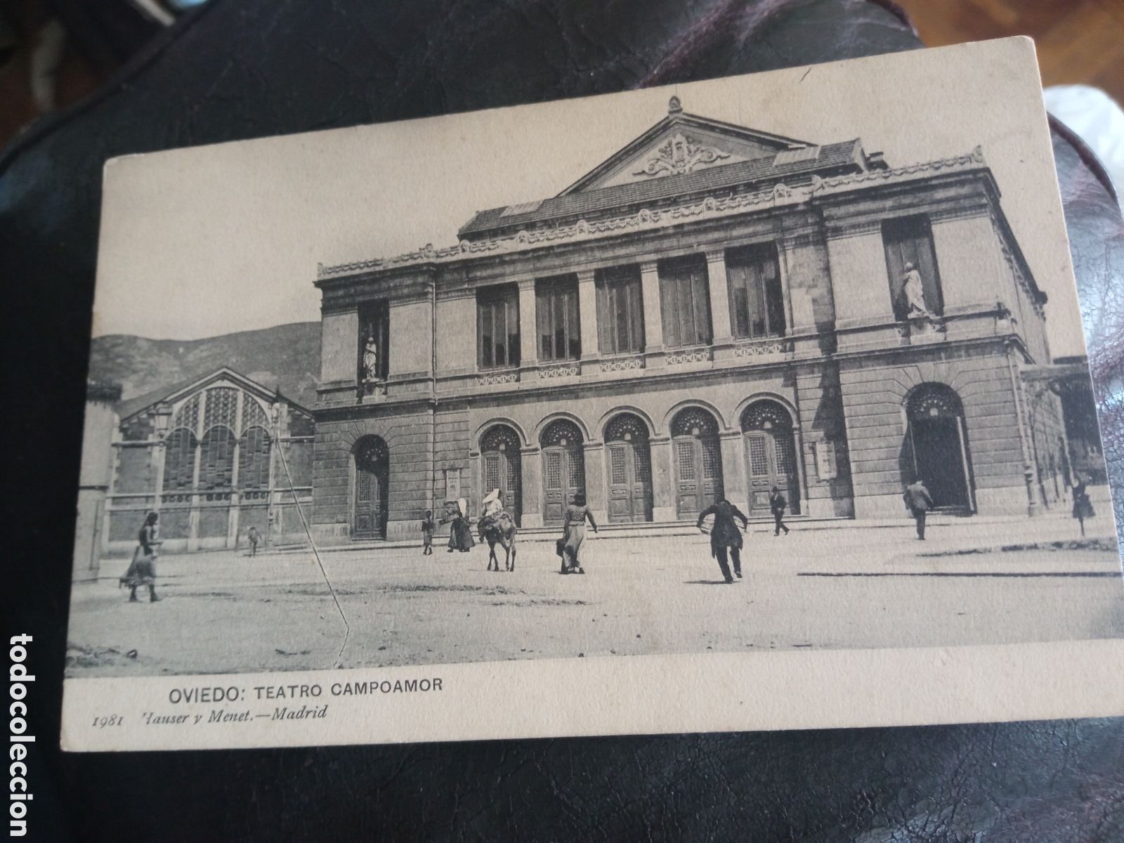Postales: Antigua postal fotogr&aacute;fica, Oviedo, Teatro Campoamor