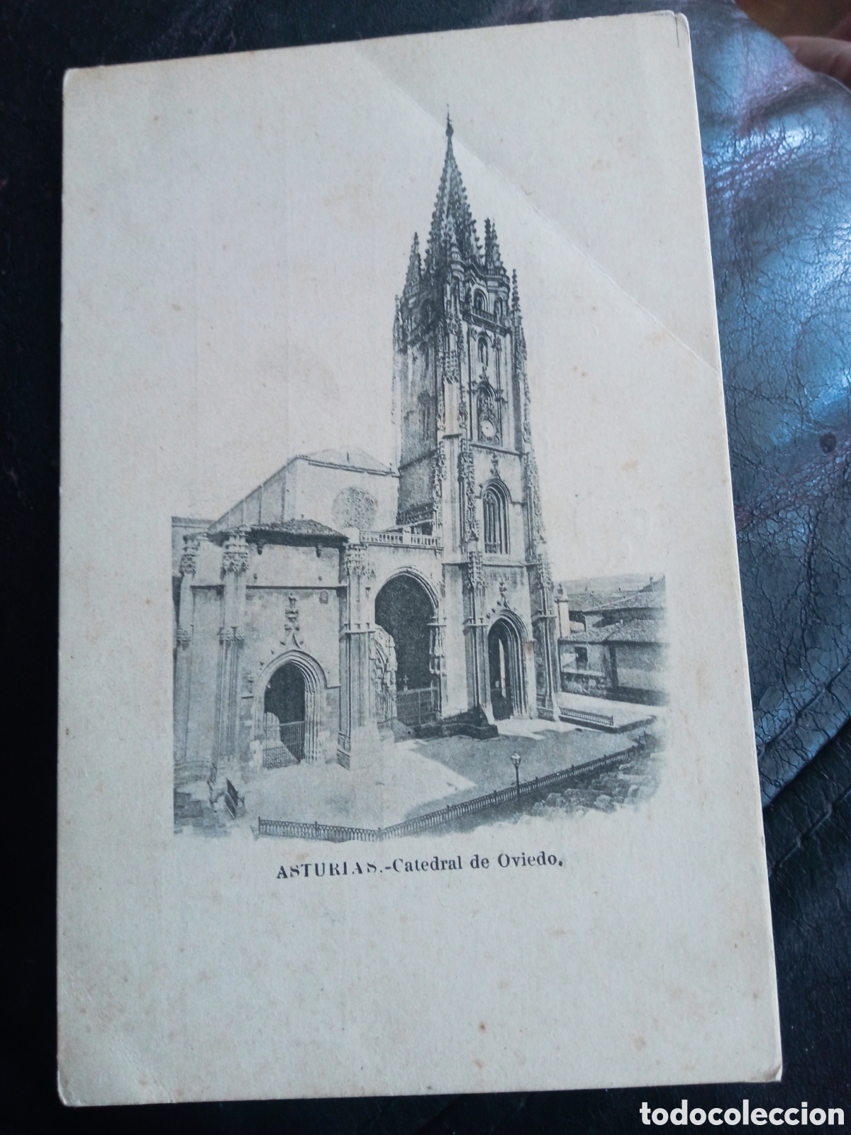 Postales: Antigua postal fotogr&aacute;fica, Catedral de Oviedo