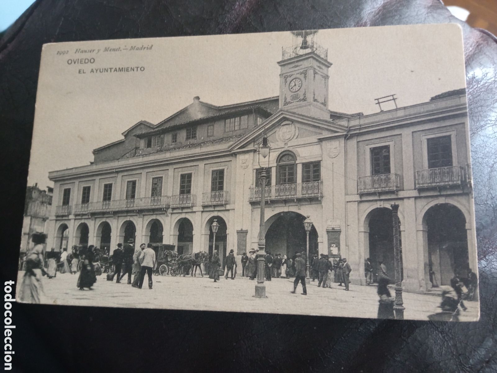 Postales: Antigua postal fotogr&aacute;fica, Oviedo, El Ayuntamiento