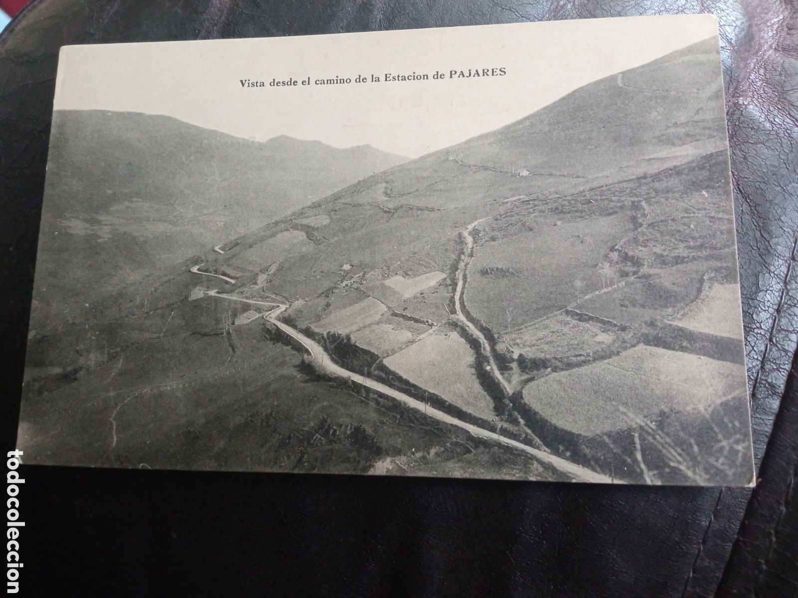 Postales: Antigua postal fotogr&aacute;fica Vista desde el Camino de la Estaci&oacute;n de Pajares