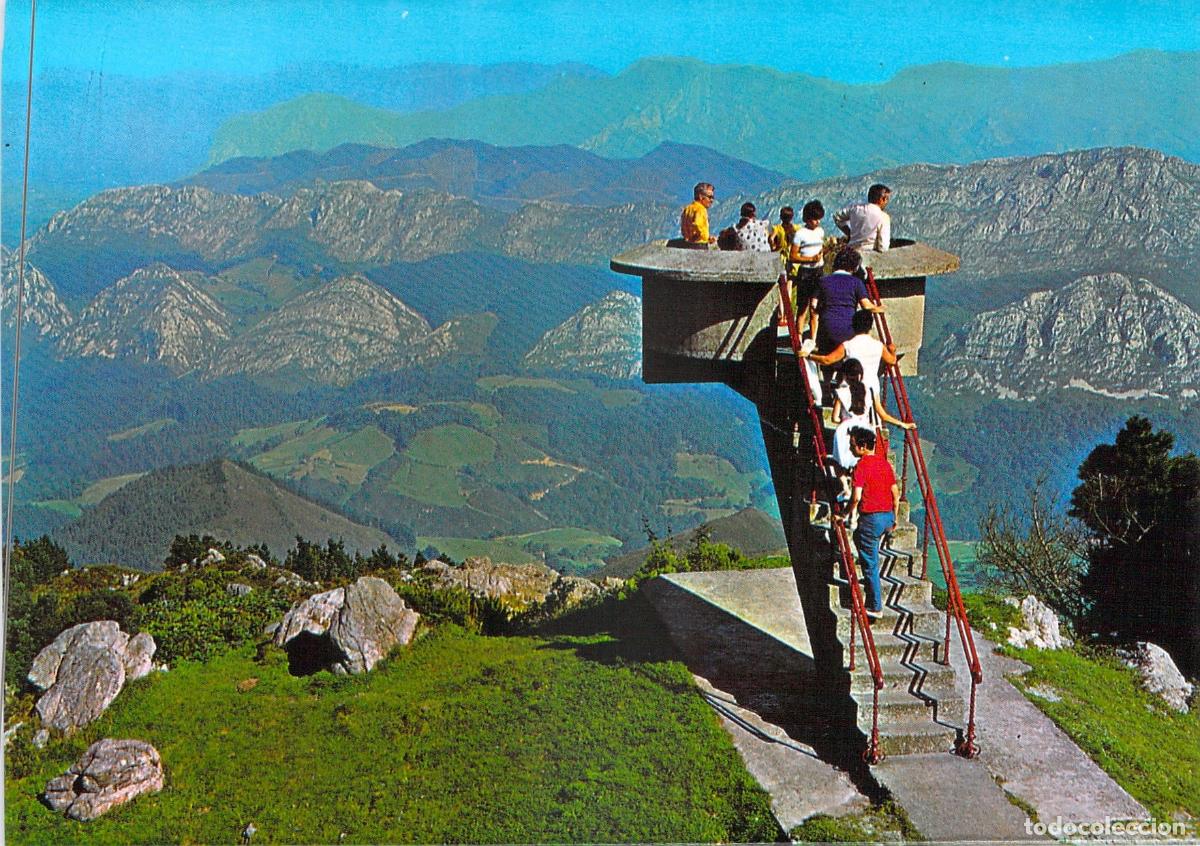Postales: Postal de Asturias - Mirador del Fito y Paisaje de Monta&ntilde;a