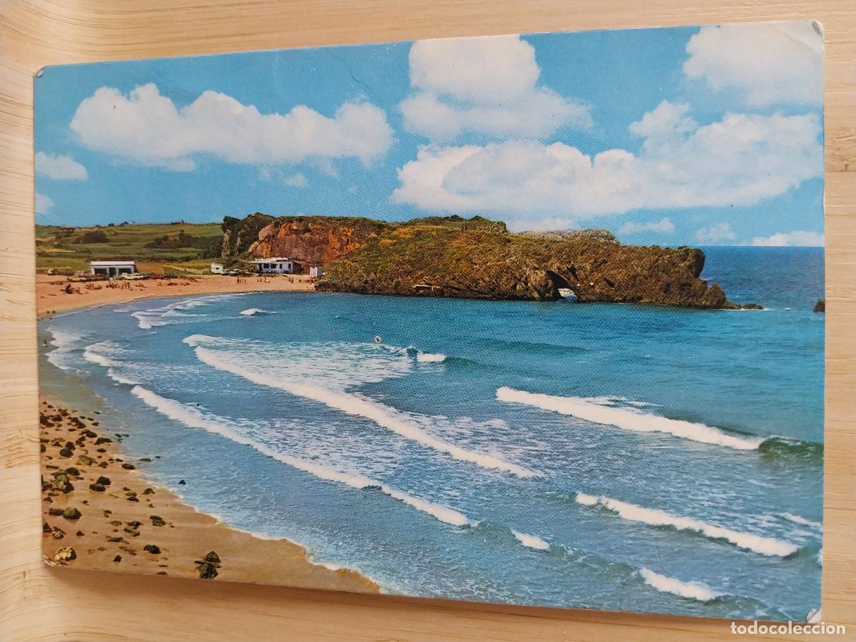 Postales: NAVES PLAYA SAN ANTOLIN DE BEDON ED FOTO PEPE LLANES ASTURIAS 175 SC ORIGINAL ANIMADA COCHES