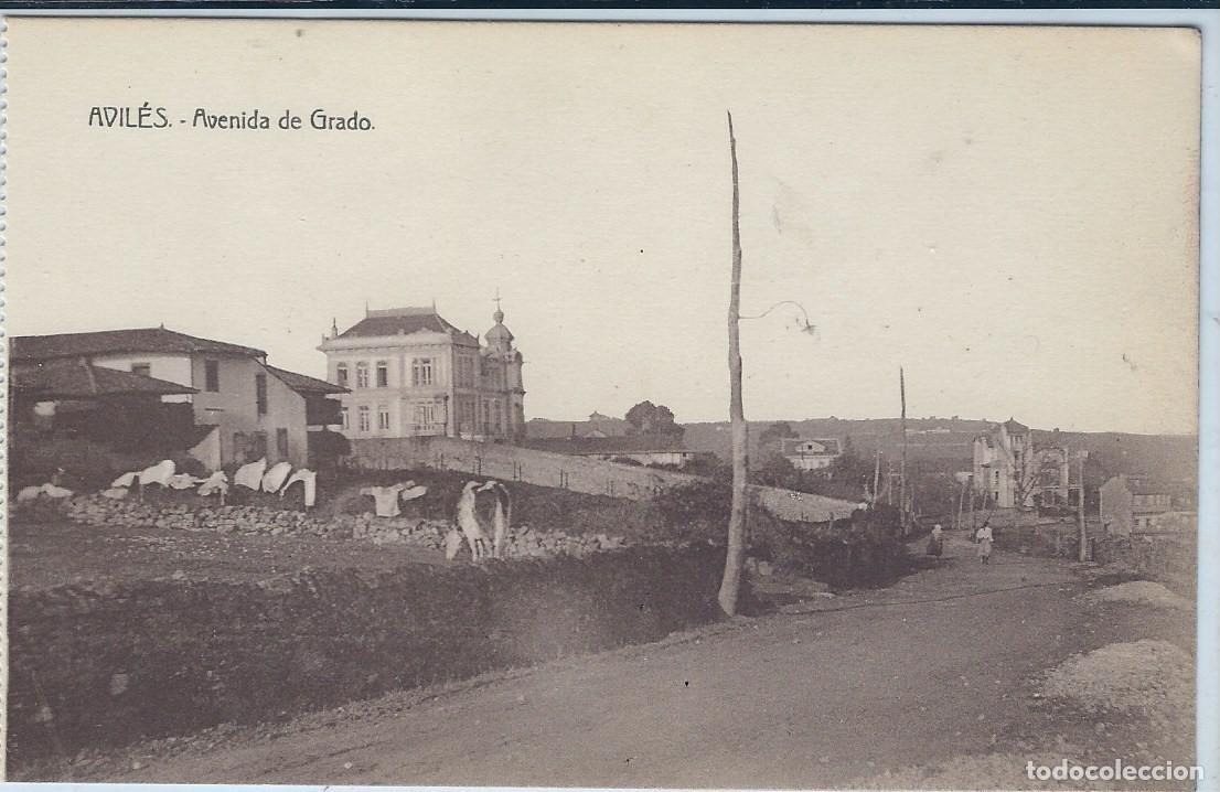 Postales: AVIL&Eacute;S (ASTURIAS) - AVENIDA DE GRADO