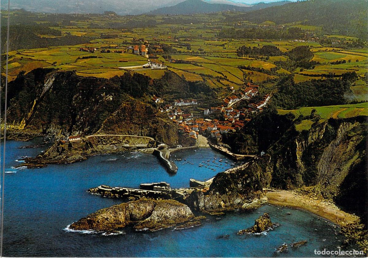 Postales: Postal de Vista A&eacute;rea de Cudillero, Asturias