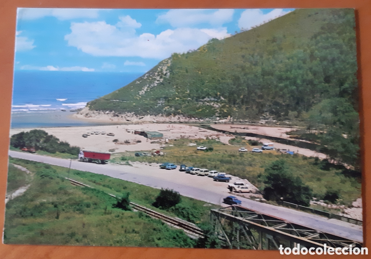 Postales: Postal San Antol&iacute;n de Bedon Naves. Llanes Asturias. Merendero r&iacute;o. Sin escribir. R10046