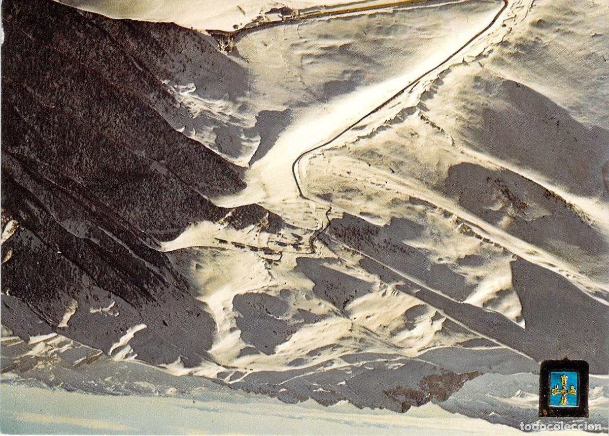 Postales: Postal Estaci&oacute;n Invernal de Valgrande Pajares Asturias Vista A&eacute;rea