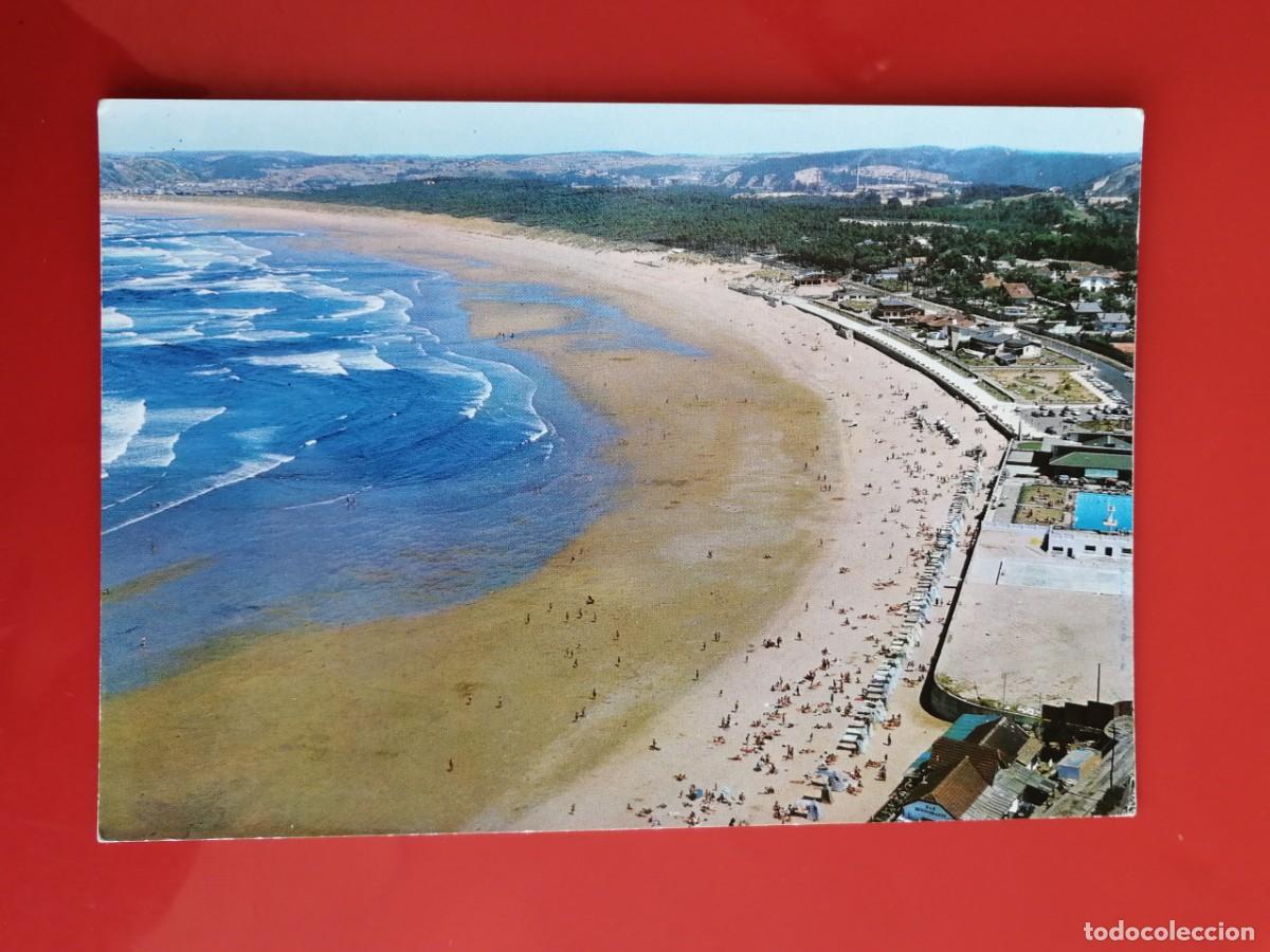 Postales: POSTAL 18504 ESCRITA-ALARDE 21 SALINAS ASTURIES PLAYA
