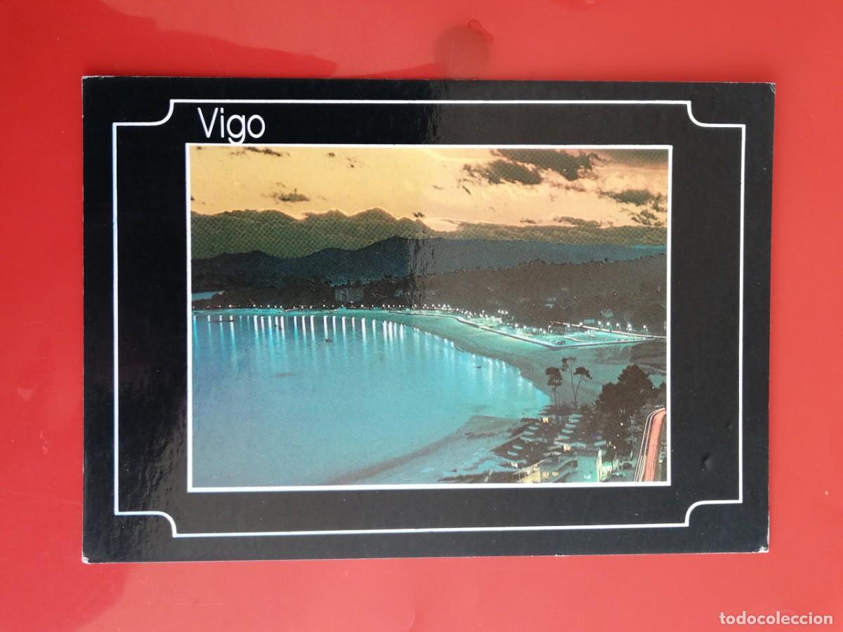 Postales: POSTAL 18505 MAT.VIGO EXPO92 89-ARRIBAS 233 VIGO PONTEVEDRA PLAYA DE SAMIL ATARDECER