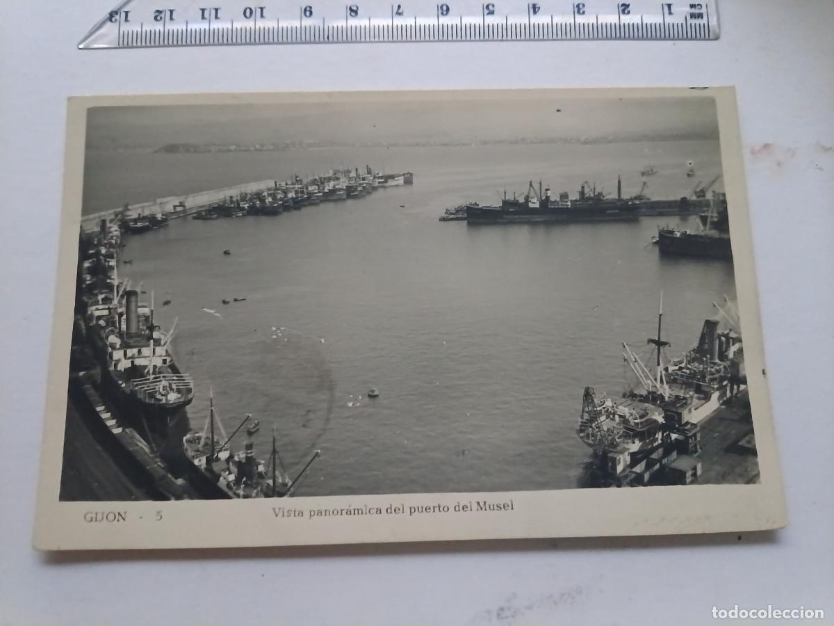 Postales: Gij&oacute;n, postal circulada