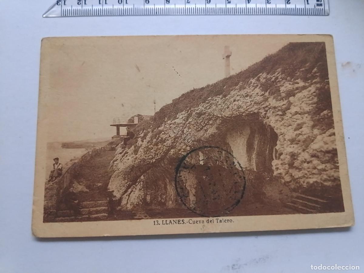 Postales: Llanes, escrita, postal antigua