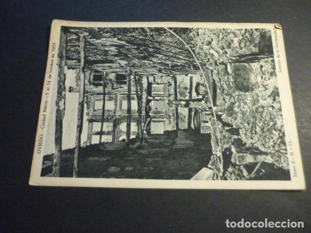 Postales: OVIEDO CIUDAD MARTIR TARJETA REVOLUCION OCTUBRE 1934 12,5 X 17,5 CM