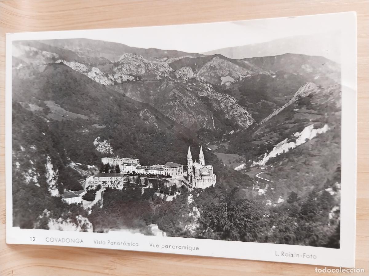 Postales: COVADONGA VISTA ED ROISIN 12 CIRCULADA A&Ntilde;O 1959