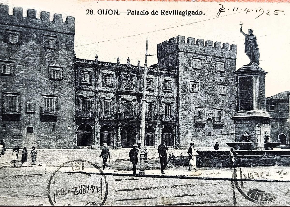 Postales: Gij&oacute;n. Palacio de Revillagigedo
