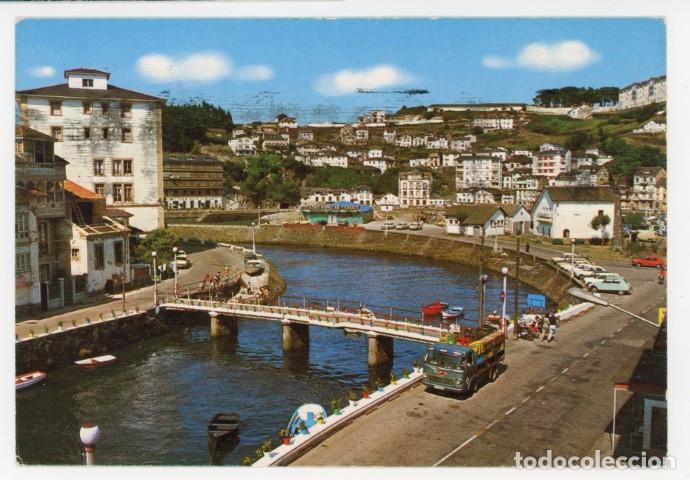 Postales: em04532 luarca puente del beso 1977 arribas n&ordm;11 circulada camion reparto bebidas