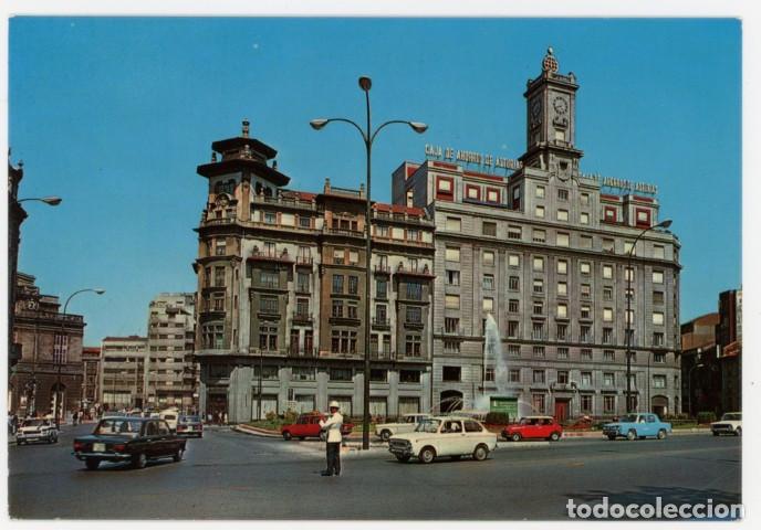 Postales: em04535 oviedo plaza del generalisimo 1974 alce n&ordm;1071 sc seat 127 850 124 mini renault 8 guardia