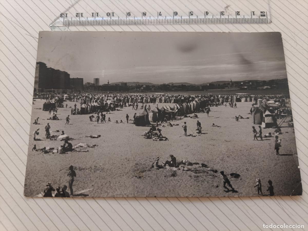 Postales: Gij&oacute;n, postal circulada