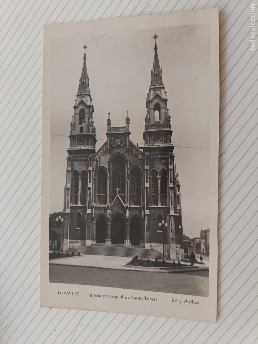 Postales: Avil&eacute;s, postal formato antiguo