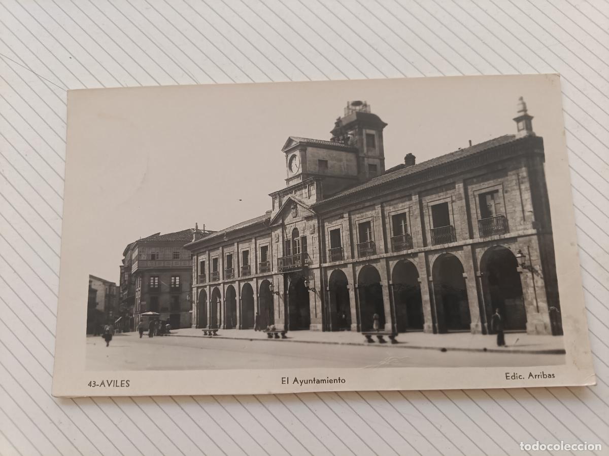 Postales: Avil&eacute;s, postal formato antiguo