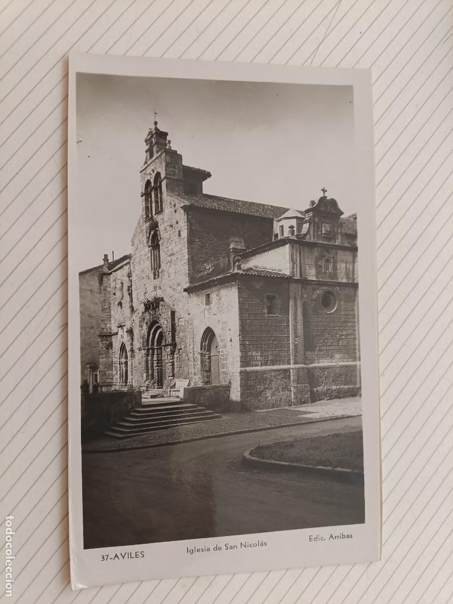 Postales: Avil&eacute;s, postal formato antiguo