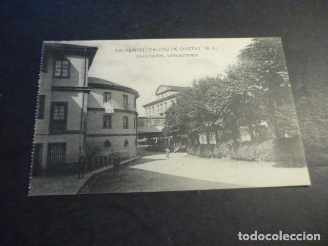 Postales: BALNEARIO CALDAS DE OVIEDO ASTURIAS GRAN HOTEL VISTA EXTERIOR
