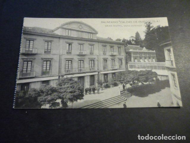 Postales: BALNEARIO CALDAS DE OVIEDO ASTURIAS GRAN HOTEL VISTA EXTERIOR