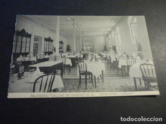 Cartoline: BALNEARIO CALDAS DE OVIEDO ASTURIAS GRAN HOTEL COMEDOR