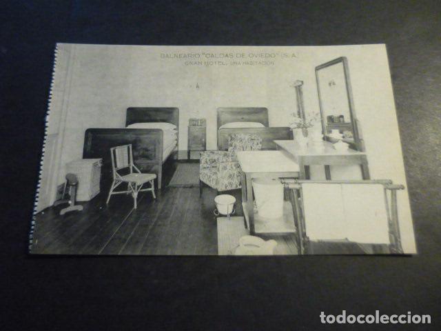 Postales: BALNEARIO CALDAS DE OVIEDO ASTURIAS GRAN HOTEL UNA HABITACION