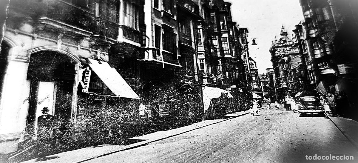 Postcards: Gij&oacute;n. Calle de Los Moros.