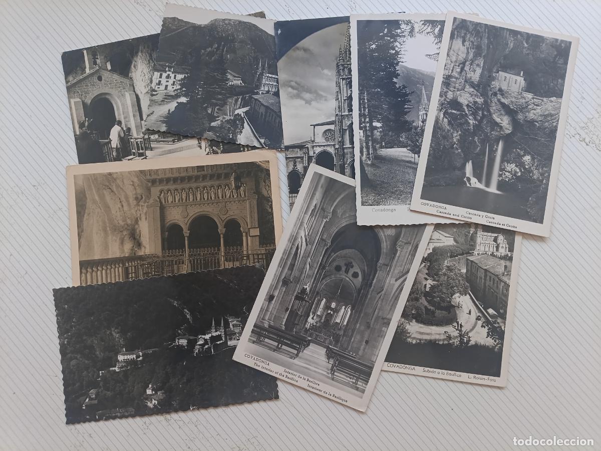 Postales: Covadonga: 9 postales formato antiguo