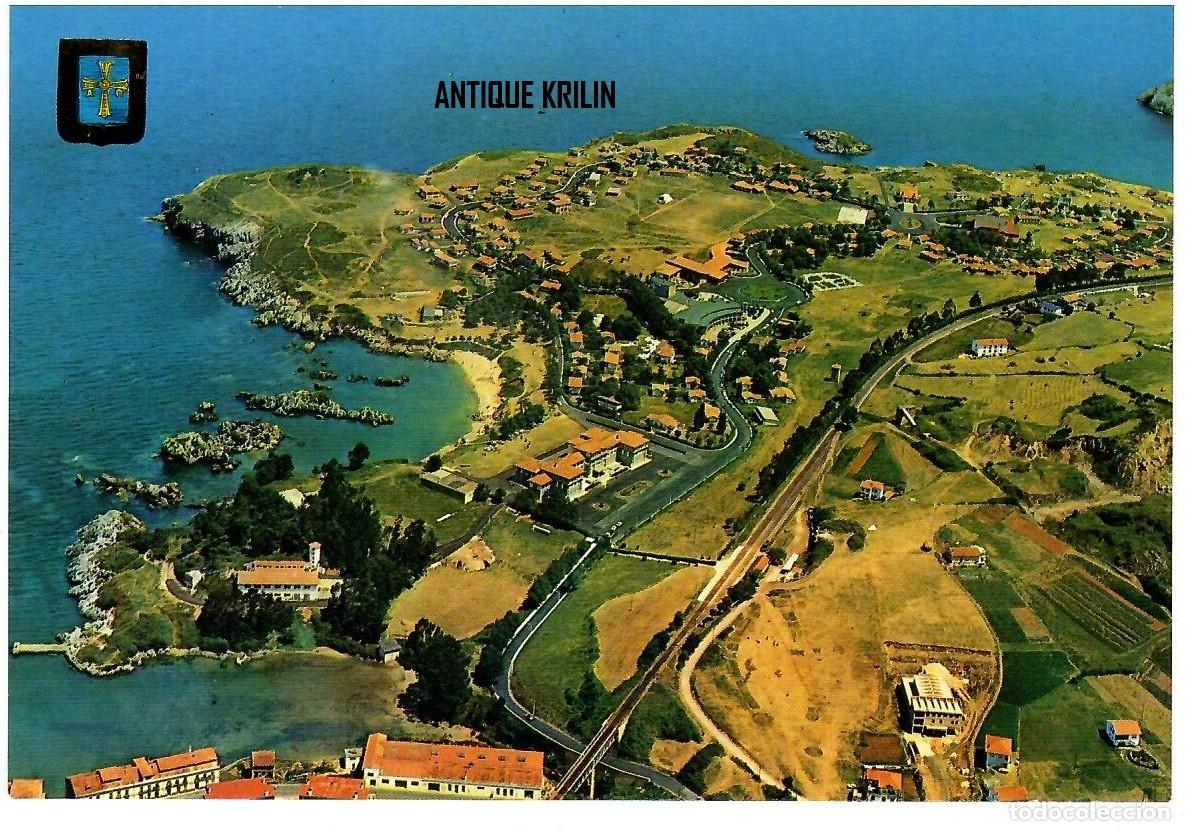 Postales: ASTURIAS / PERLORA N&ordm; 2041 VISTA AEREA / EDICIONES ALCE / SIN FRANQUEAR