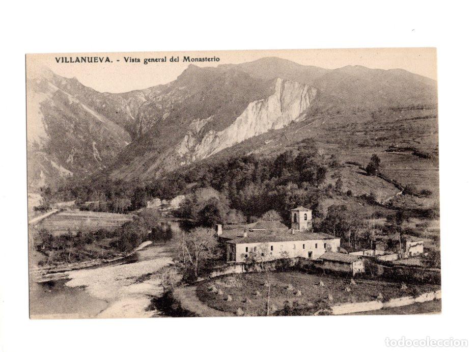 Postales: VILLANUEVA. VISTA GENERAL DEL MONASTERIO.