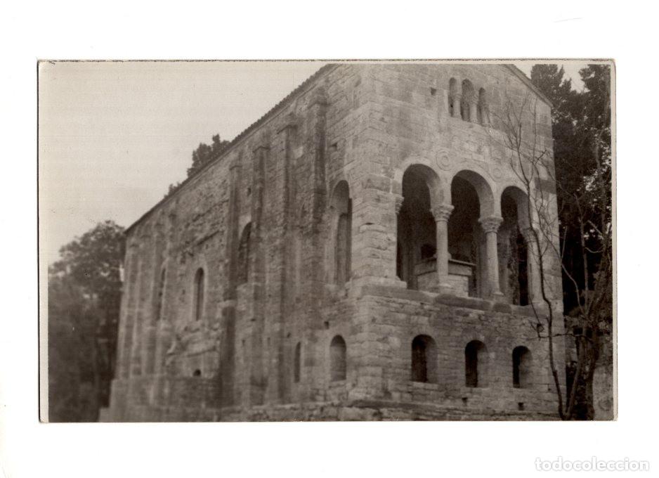 Postales: OVIEDO,(ASTURIAS).- IGLESIA DE SANTA MAR&Iacute;A DEL NARANCO. POSTAL FOTOGR&Aacute;FICA.