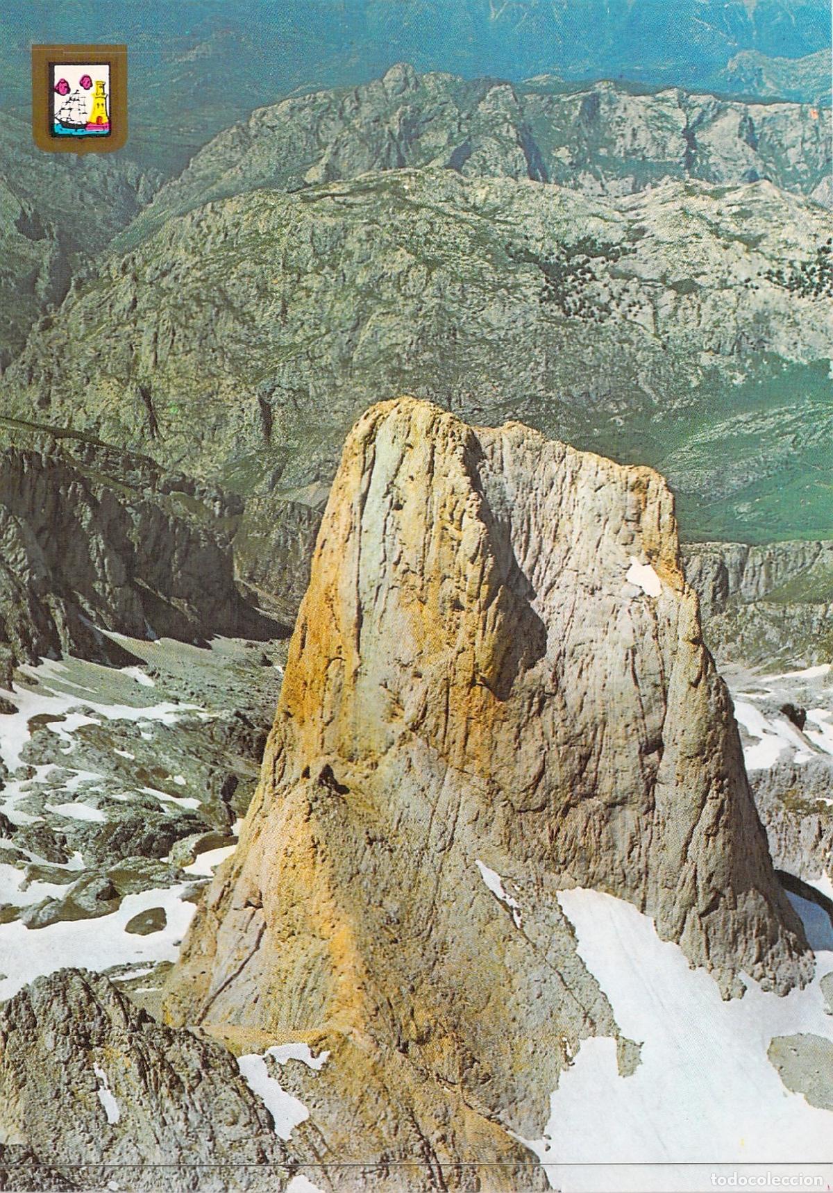 Postales: Postal de los Picos de Europa Naranjo de Bulnes Cara Sur