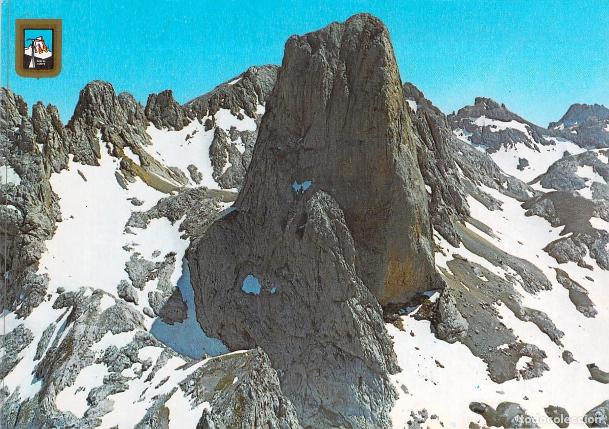 Postales: Postal de los Picos de Europa y el Naranjo de Bulnes