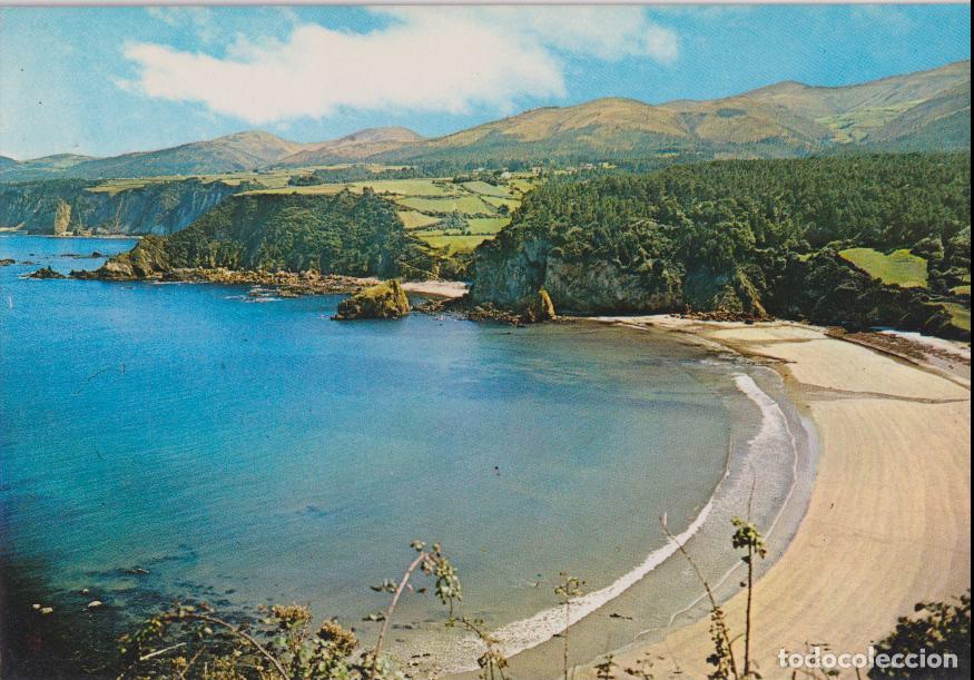 Postales: CADAVEDO (ASTURIAS) VISTA DE LA PLAYA - 727 - S/C