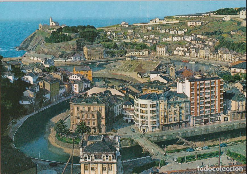 Postales: LUARCA (ASTURIAS) VISTA PARCIAL, FARO - GARCIA GARRABELLA N&ordm;1 - S/C