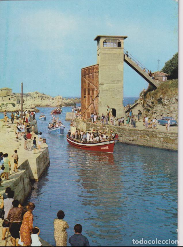 Postales: LLANES (ASTURIAS) PROCESI&Oacute;N MAR&Iacute;TIMA DE SANTA ANA - FOTO Y EDIC. PEPE N&ordm;34 - S/C