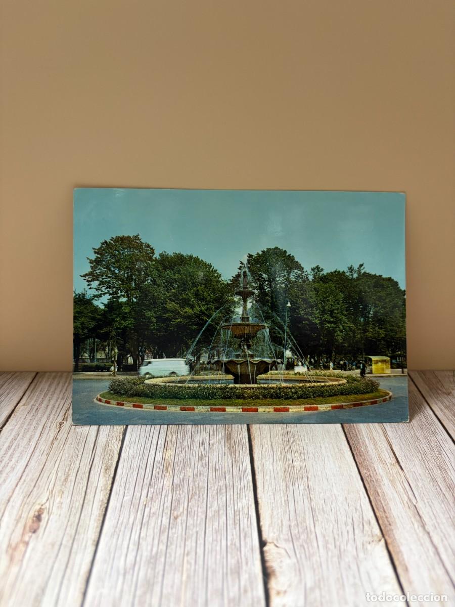 Postales: TARJETA POSTAL. ASTURIAS. N&ordm; 4.- ASVILES. FUENTE LUMINOSA. EDICIONES ALARDE